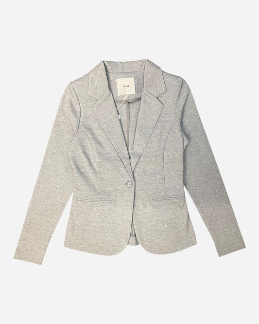 Ichi Light Grey Jersey Blazer