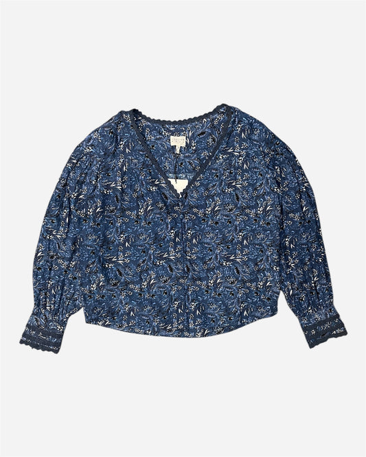 Atelier Reve Blue Printed Blouse