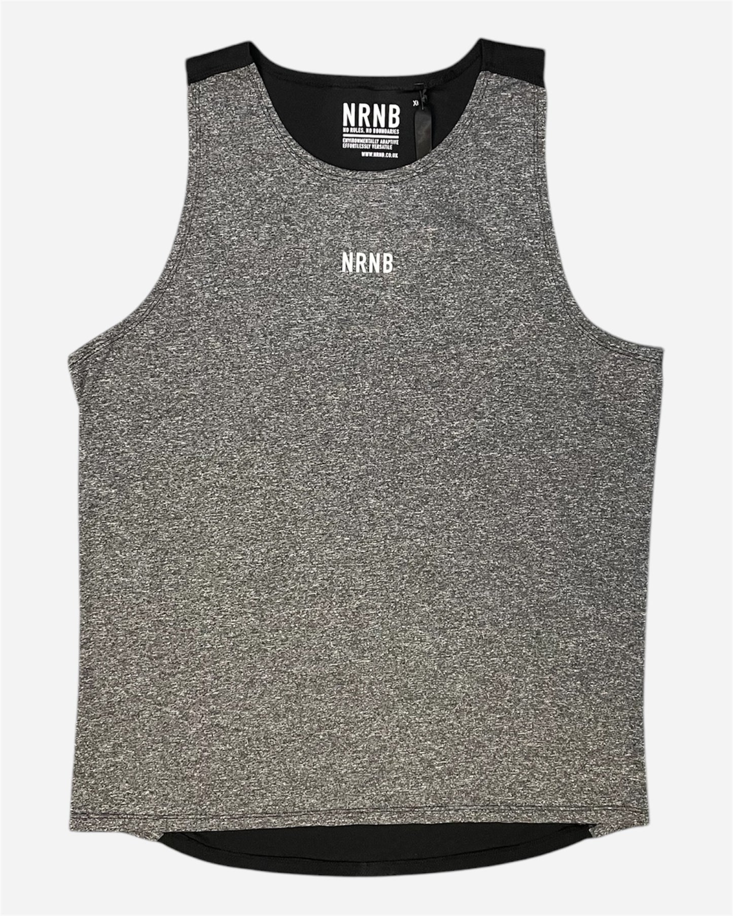 NRNB Grey Melange Gym Top